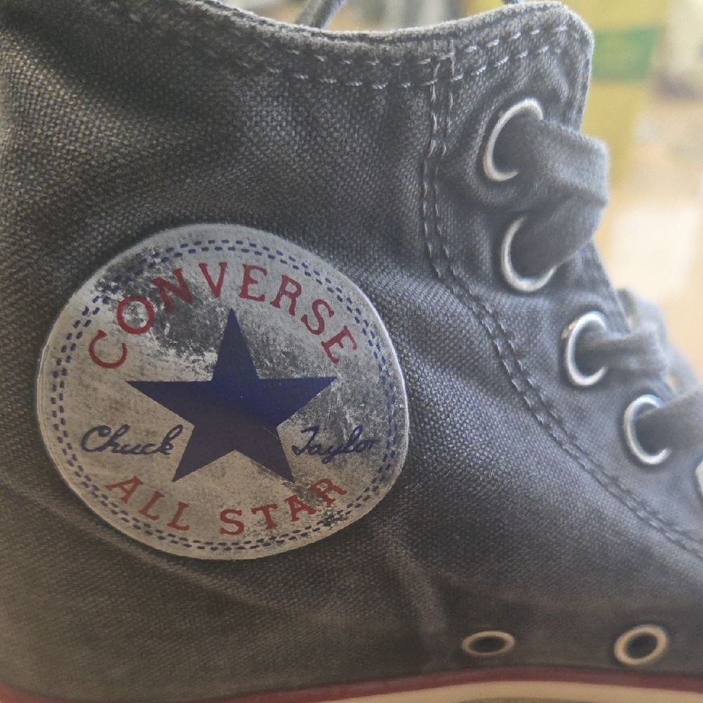 Stylish Black High-Top Sneakers - Picture 2 of 6